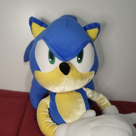 Sonic The Hedgehog Plush 24" SEGA Large Stuffed Toy Blue Doll Collector - Picture 2 of 16